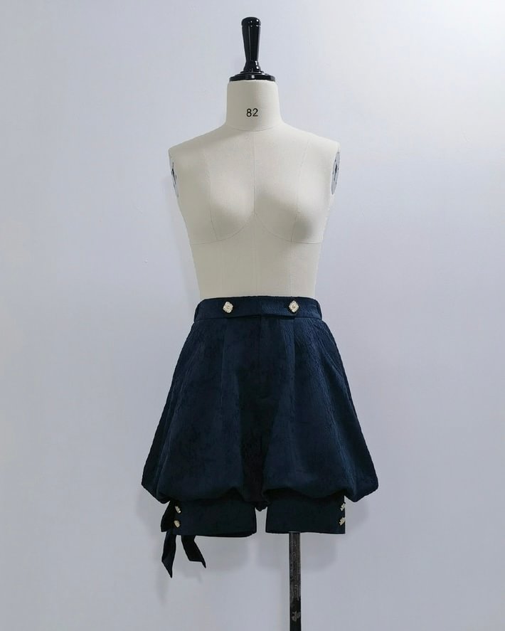 Ouji Fashion Lolita Gothic Sapphire Blue Vintage Cute Sweet Cool Jacket Lolita Rabbit Ears Prince Set