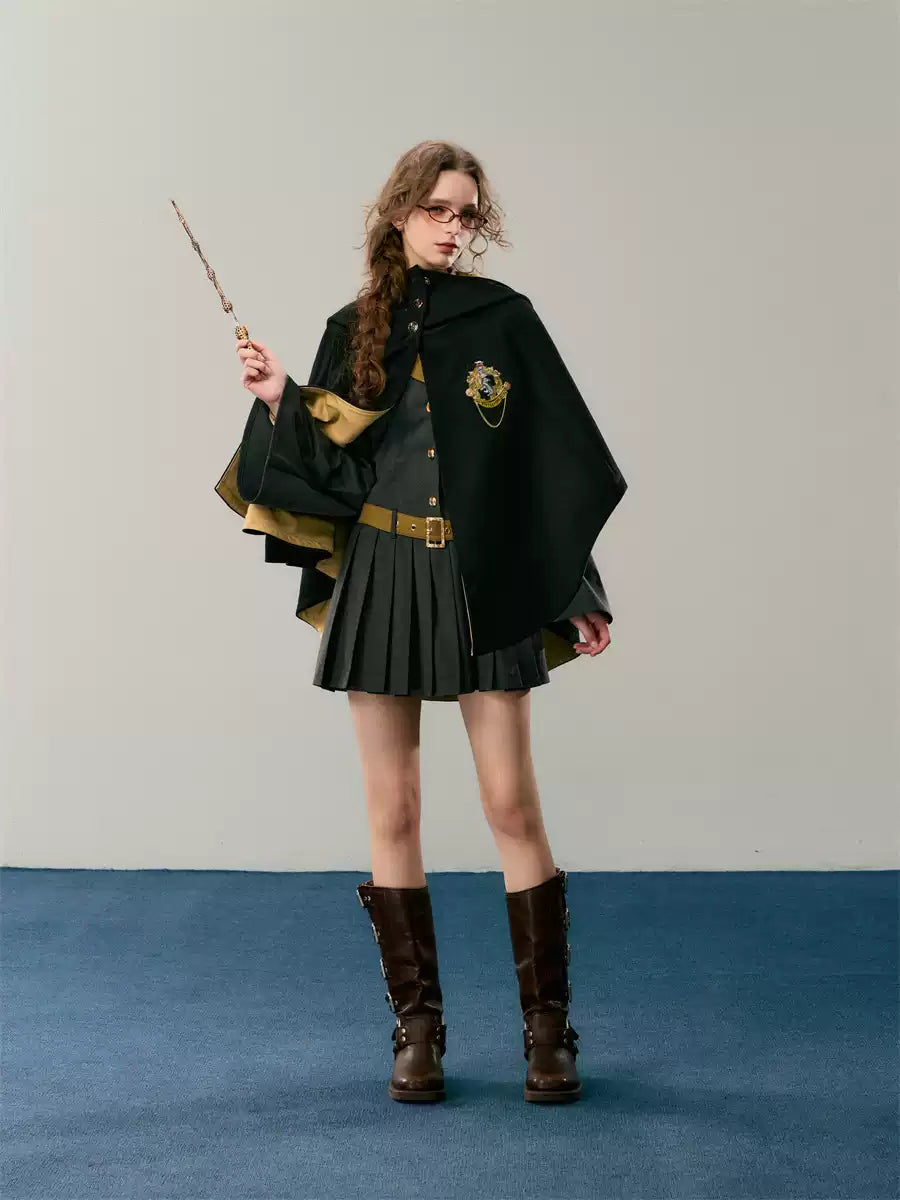 Academic Department Genuine Joint Hooded Woolen Loose Cloak Shawl Academy of Magic