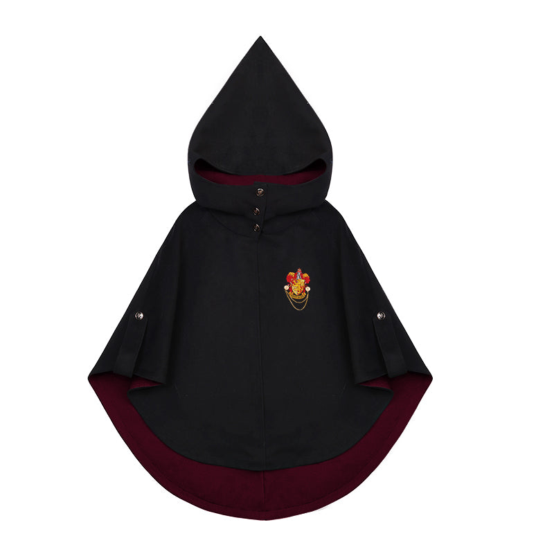 Academic Department Genuine Joint Hooded Woolen Loose Cloak Shawl Academy of Magic