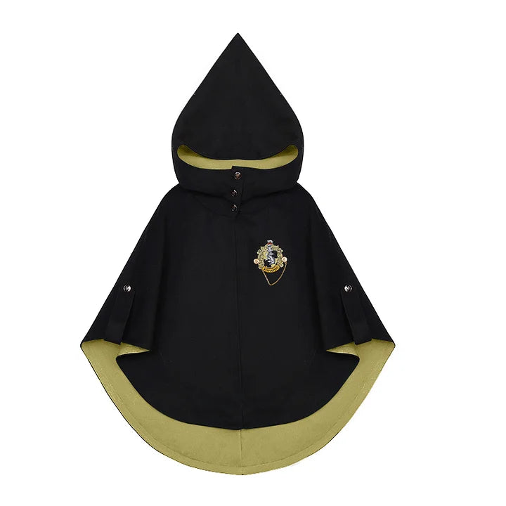 Academic Department Genuine Joint Hooded Woolen Loose Cloak Shawl Academy of Magic