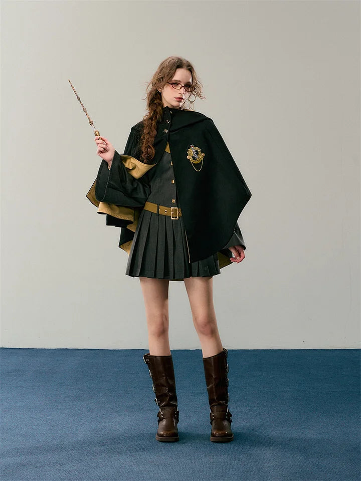 Academic Department Genuine Joint Hooded Woolen Loose Cloak Shawl Academy of Magic