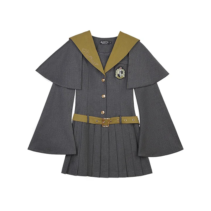 Academic Department Magic Cape Dress Outfit Burgundy School Daily