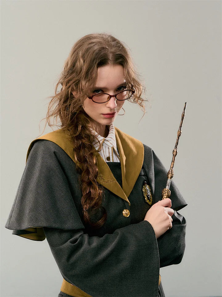 Academic Department Magic Cape Dress Outfit Burgundy School Daily