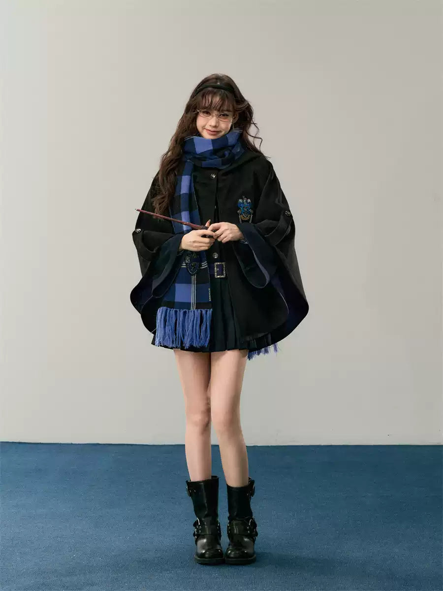 Academic Department Genuine Joint Hooded Woolen Loose Cloak Shawl Academy of Magic