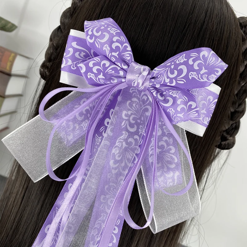 Antique Fairy Streamer Headgear Hanfu Element Hair Accessories Bow Lolita Hair Accessories