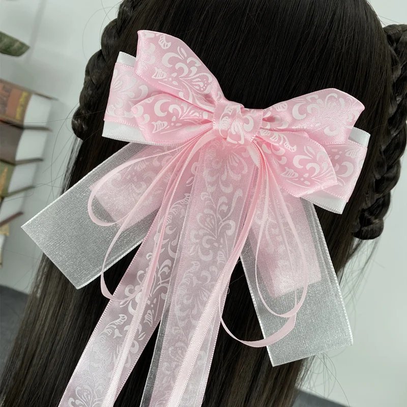 Antique Fairy Streamer Headgear Hanfu Element Hair Accessories Bow Lolita Hair Accessories