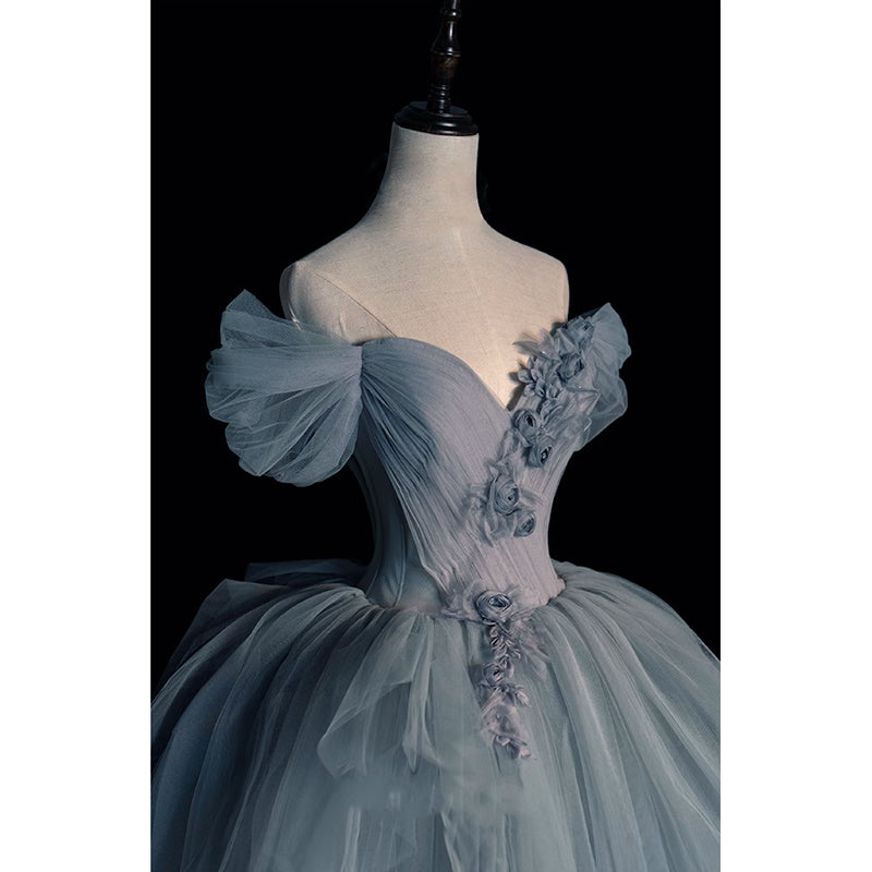 Hime Lolita Blue Evening Light Luxury High-end French Casual Light Lolita