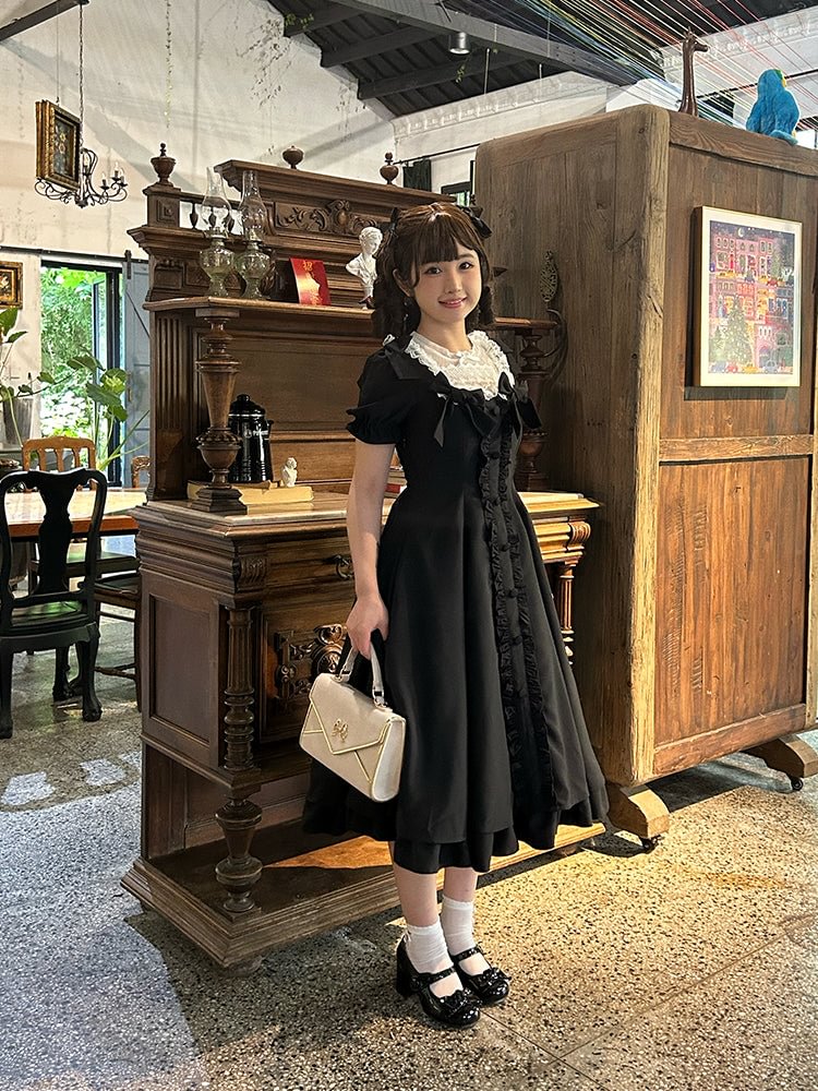 Classic Lolita Long Dress Elegant and Vintage Lolita OP