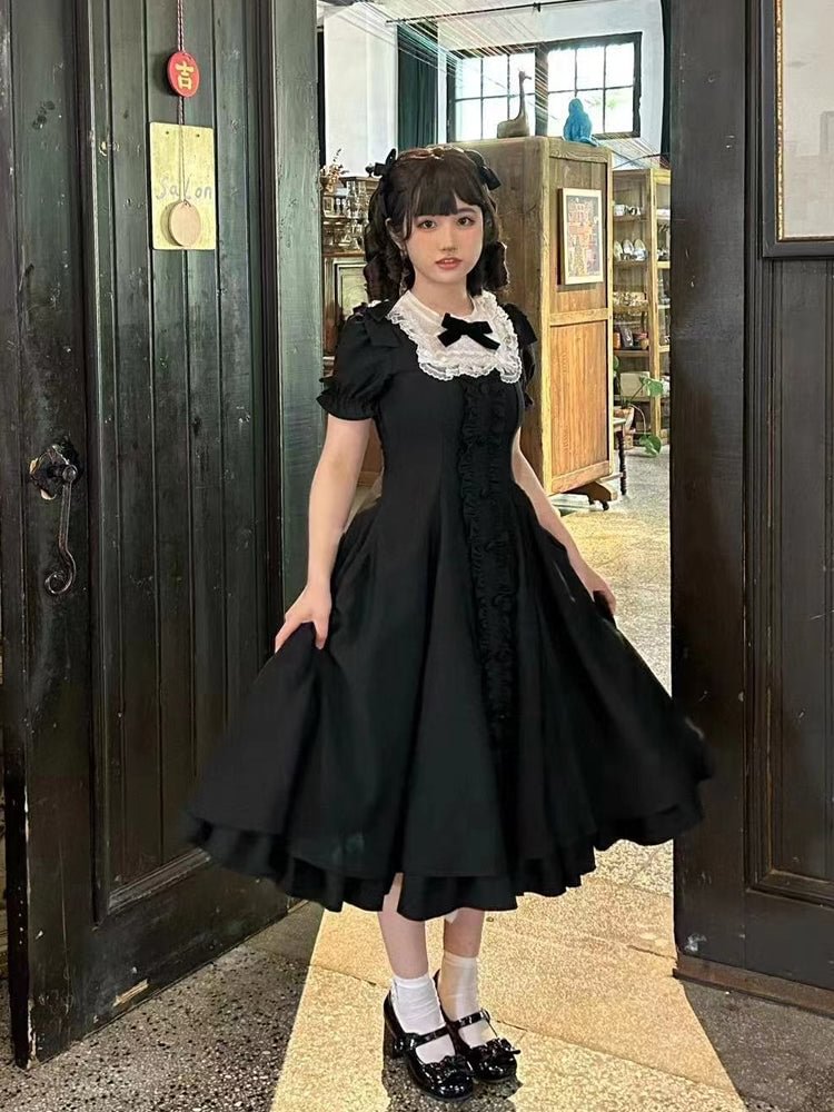 Classic Lolita Long Dress Elegant and Vintage Lolita OP