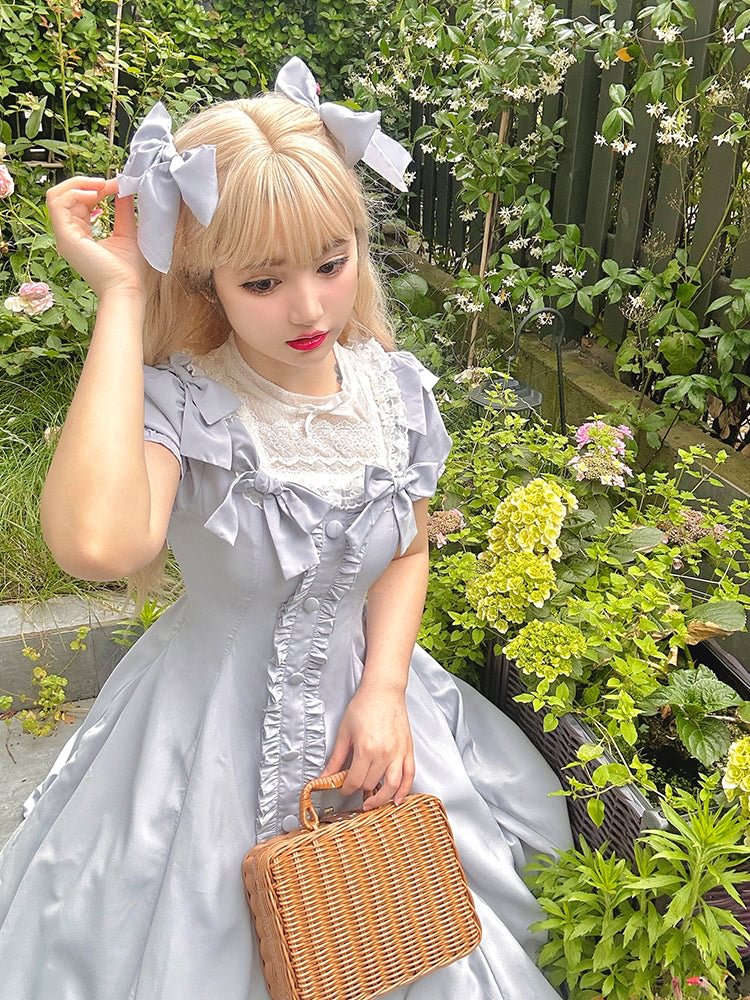 Classic Lolita Long Dress Elegant and Vintage Lolita OP