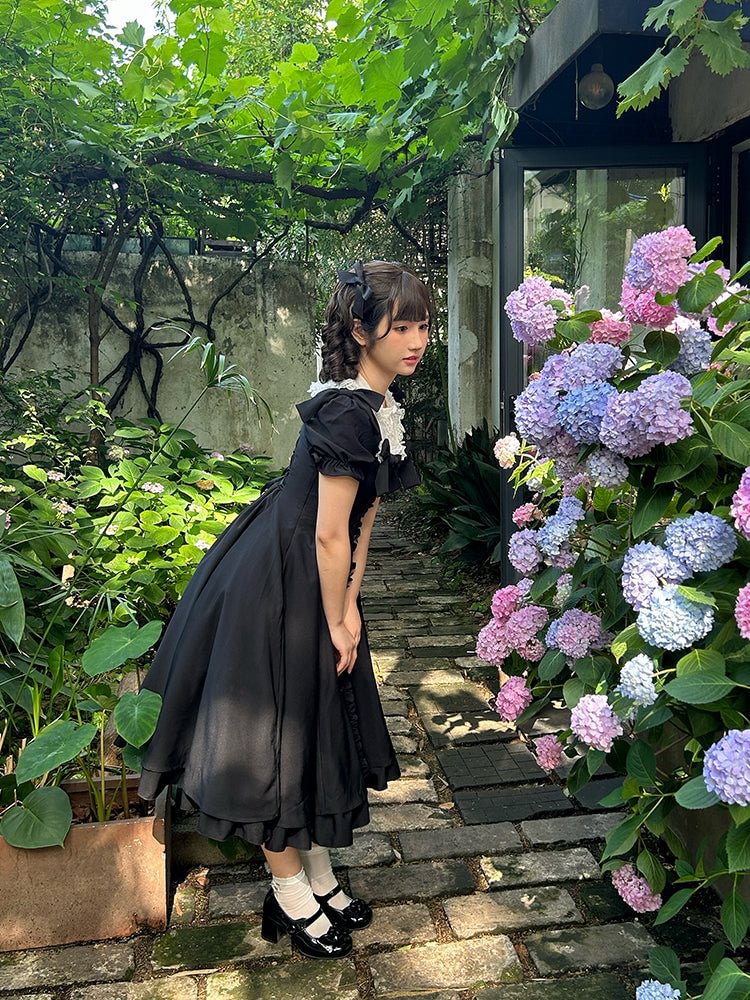 Classic Lolita Long Dress Elegant and Vintage Lolita OP