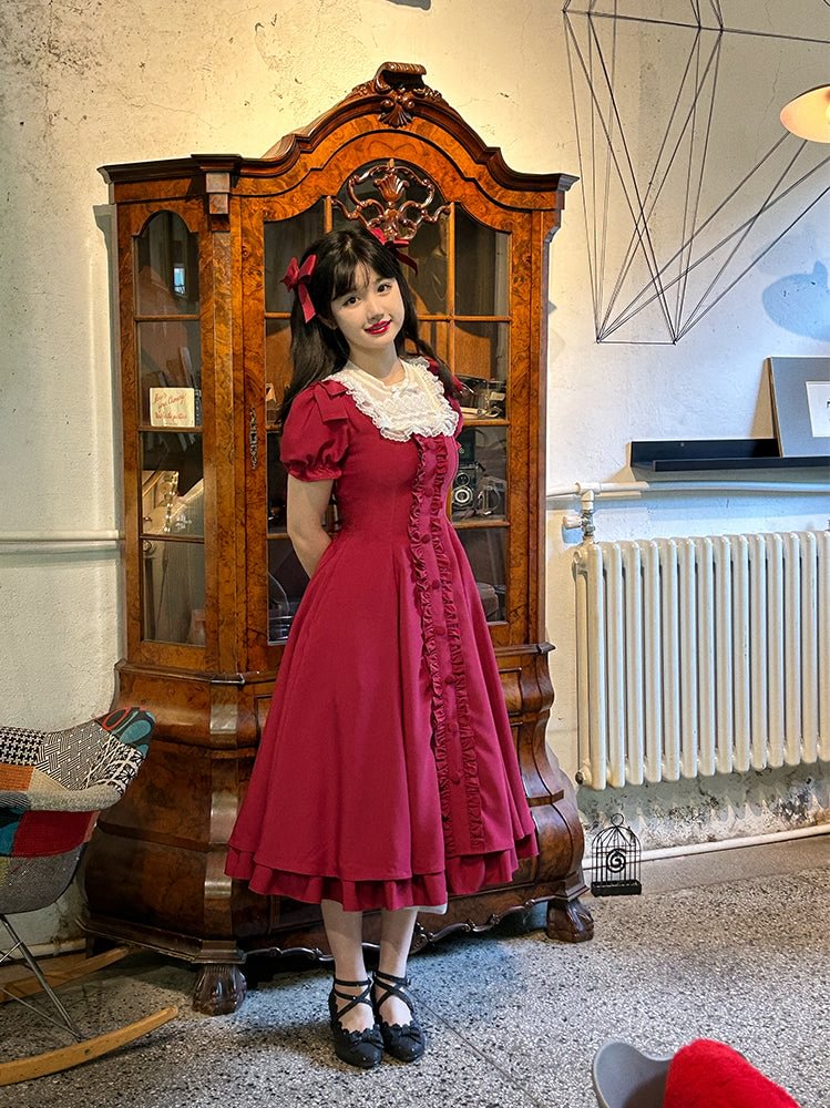 Classic Lolita Long Dress Elegant and Vintage Lolita OP