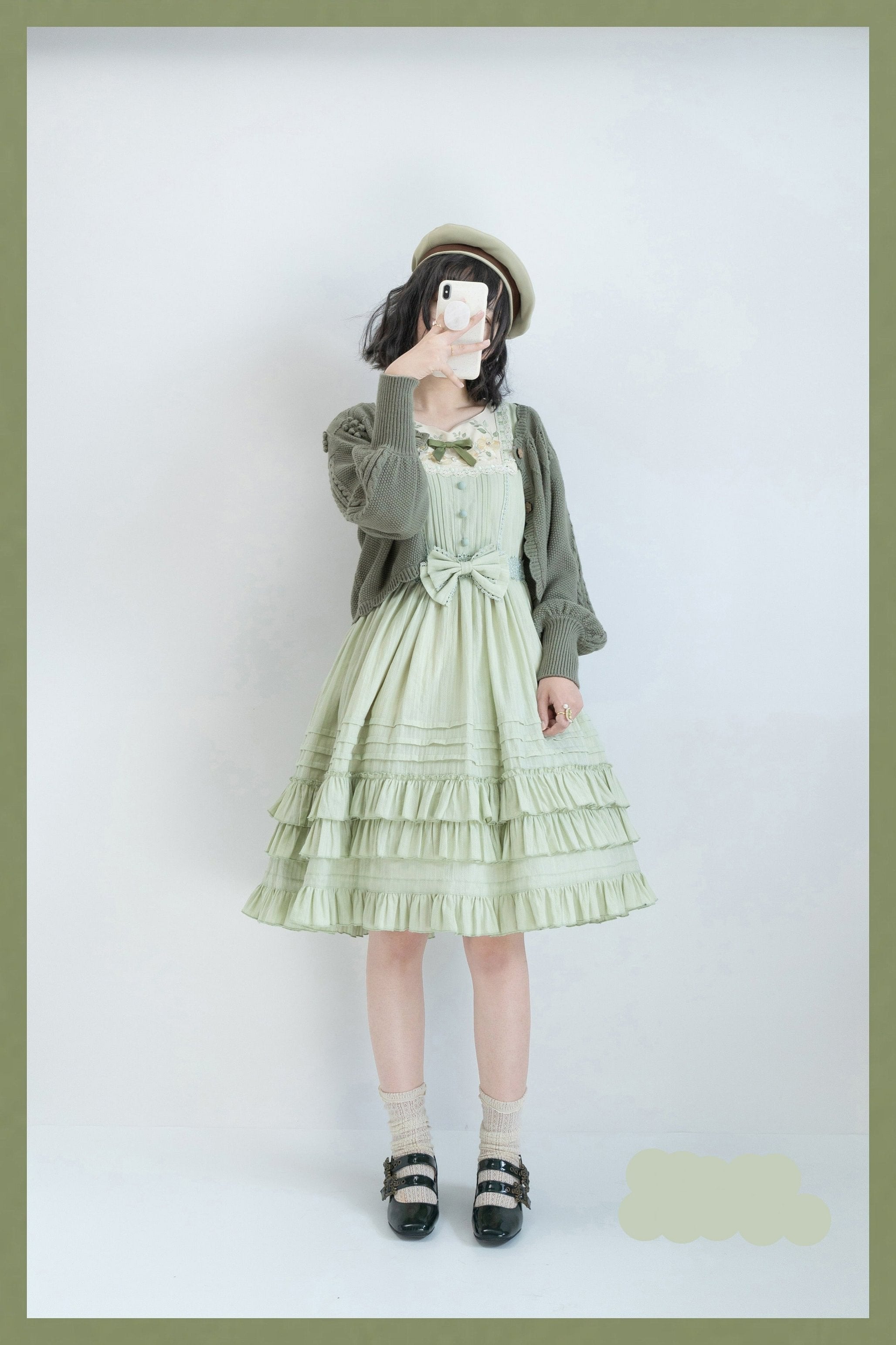 Classic Lolita Summer Lolita JSK Multicolor Dress Purple Pink Yellow Dress
