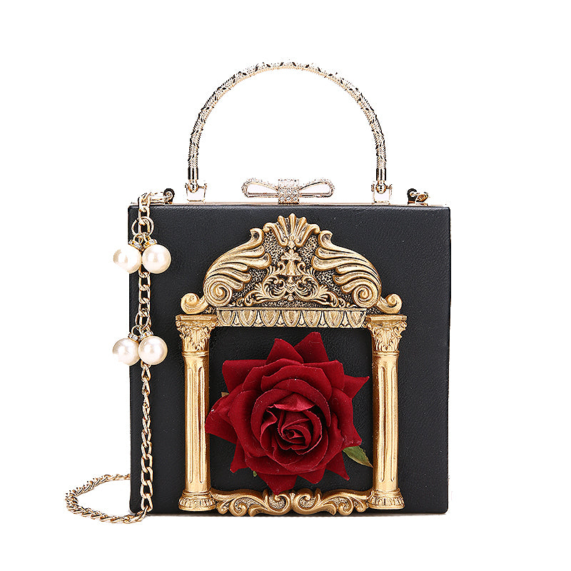 Dark Girl Baroque Style Retro Bag Female Lolita Handbag Shoulder Messenger Bag