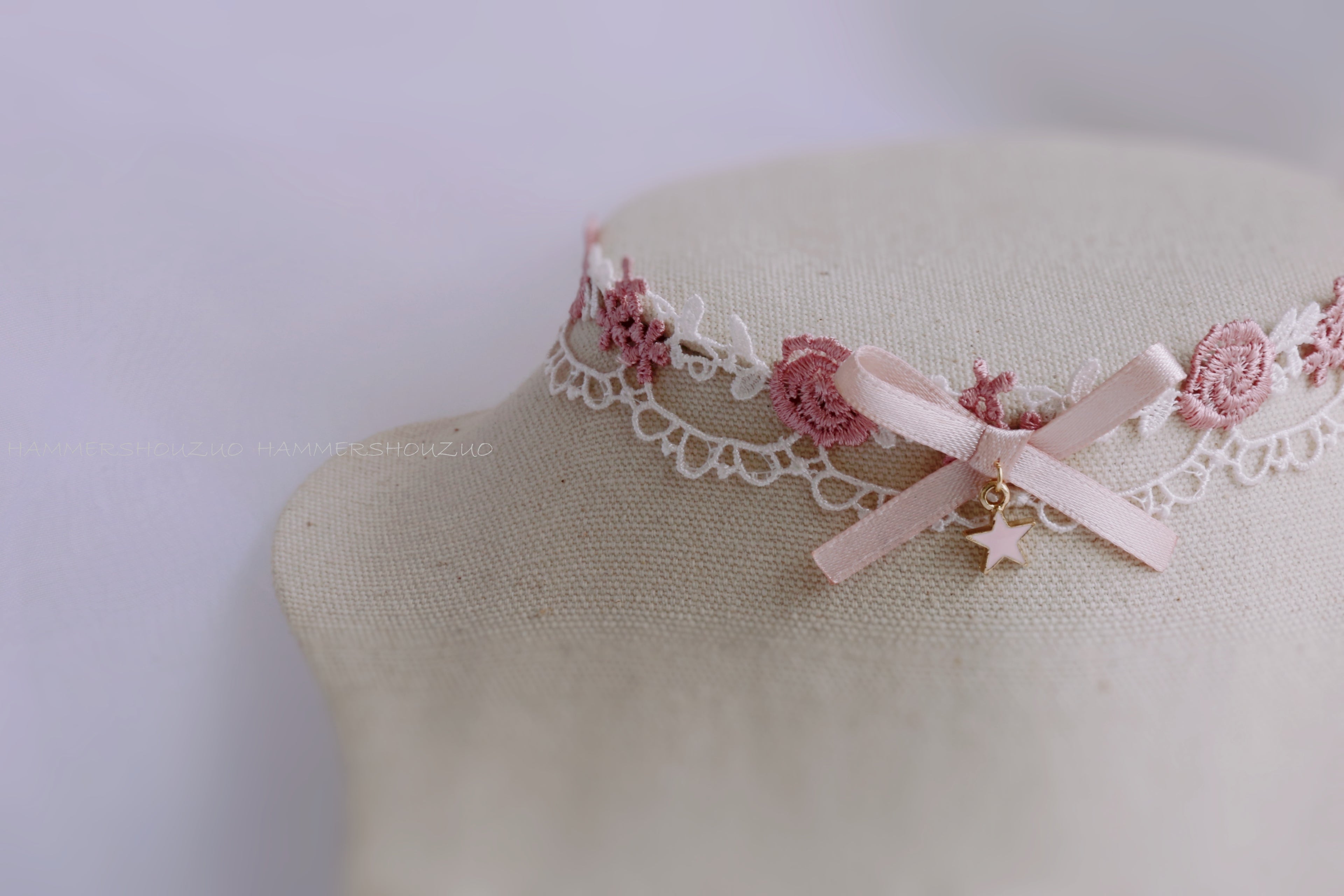 Girl Flower Lolita Japanese Dream Cute Sweet Collar Neck Accessories Women's Neck Accessories