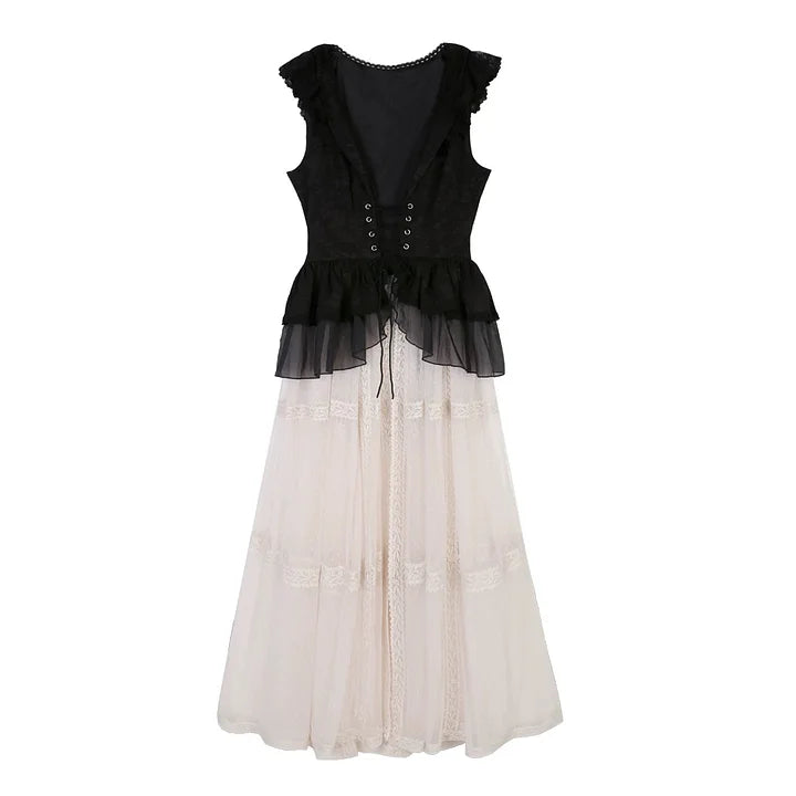 Goth Lolita Vintage Classic Lolita Dress Elegant Daily Victorian Long Dress JSK