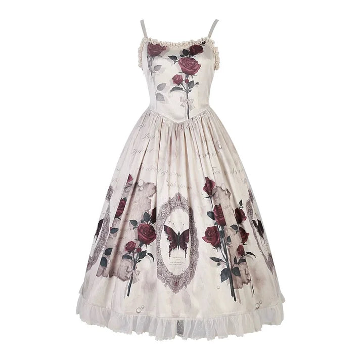 Goth Lolita Vintage Classic Lolita Dress Elegant Daily Victorian Long Dress JSK