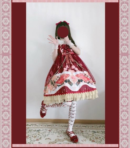 Light Pink Sweetheart Cute Sleeveless JSK OP Lolita Dress