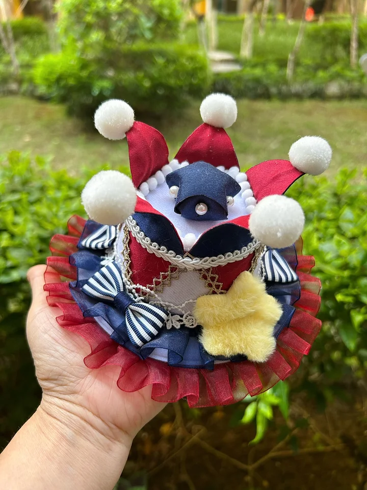 Lolita Accessories Black Lolita Hair Accessories Clown Hat Hat Headgear Lolita Star Hairpin Headwear and Accessories