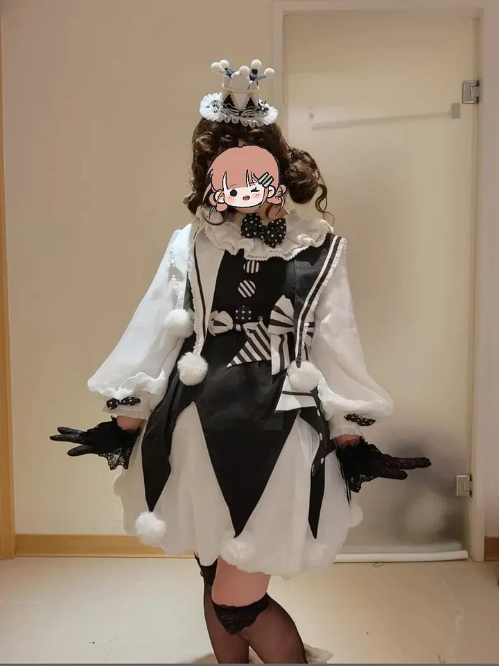 Lolita Accessories Black Lolita Hair Accessories Clown Hat Hat Headgear Lolita Star Hairpin Headwear and Accessories