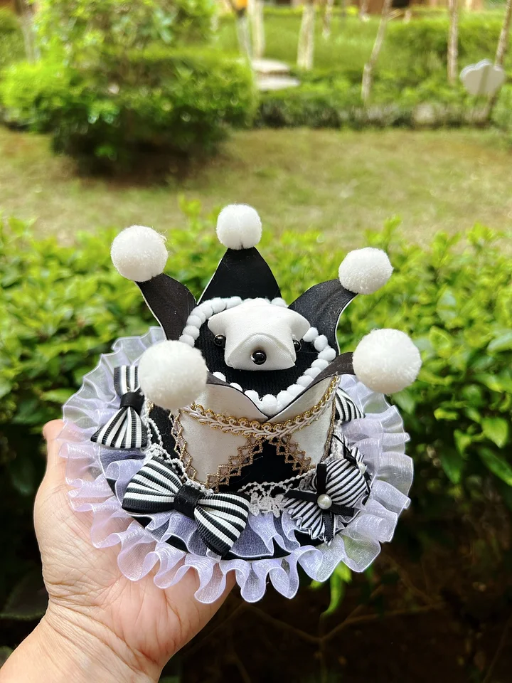 Lolita Accessories Black Lolita Hair Accessories Clown Hat Hat Headgear Lolita Star Hairpin Headwear and Accessories