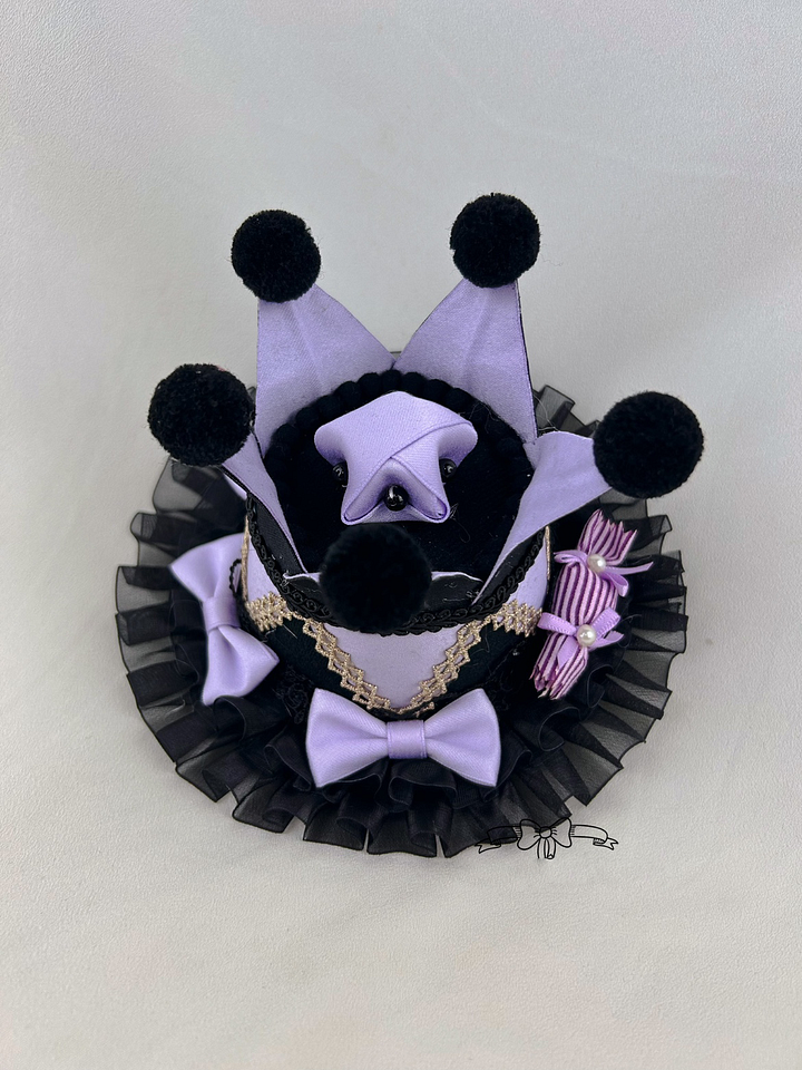 Lolita Accessories Black Lolita Hair Accessories Clown Hat Hat Headgear Lolita Star Hairpin Headwear and Accessories