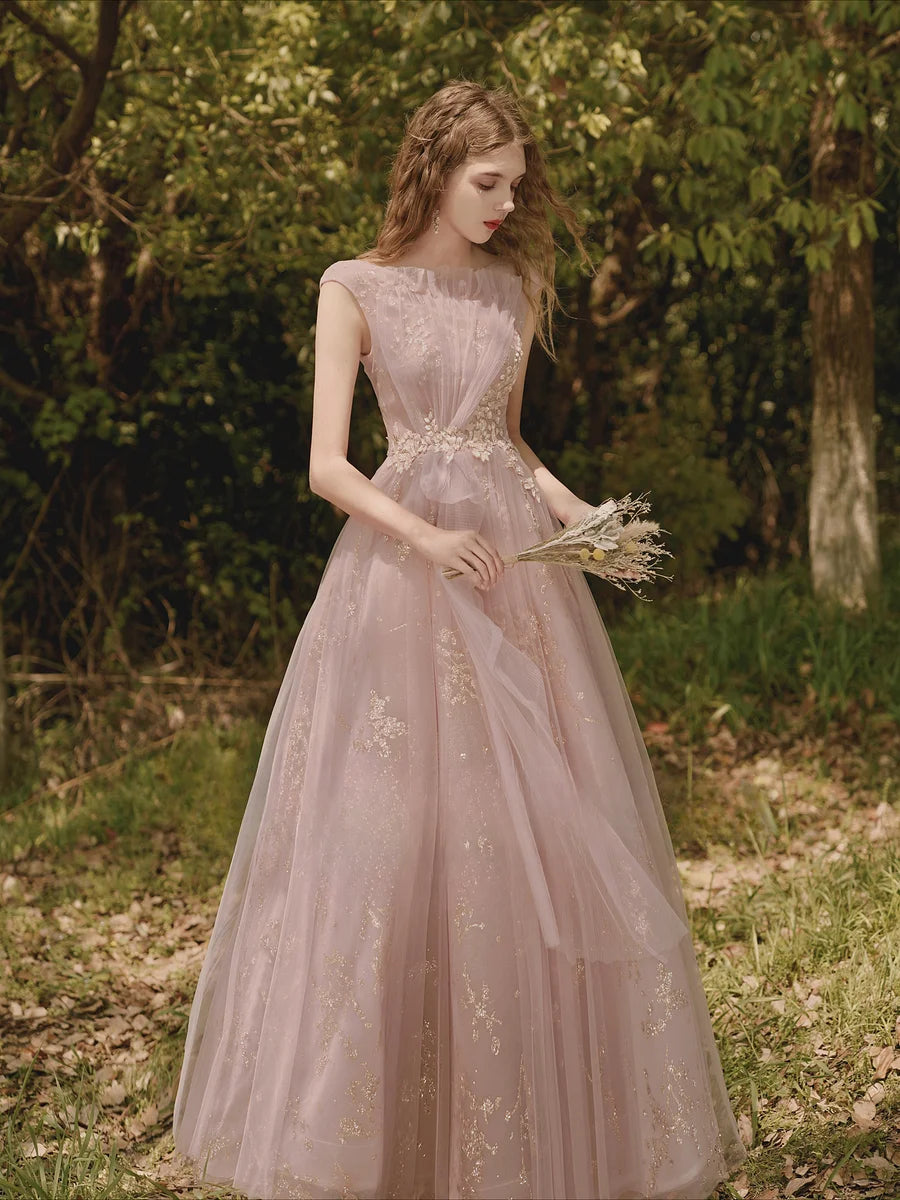Dreamy Pink and Purple Long Gown Dress Lolita