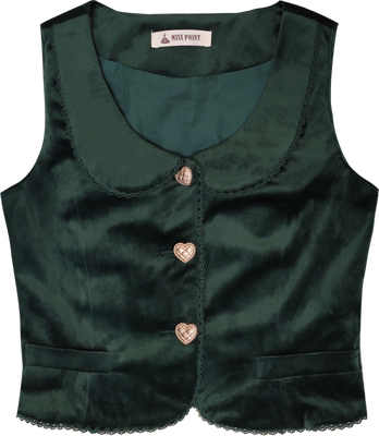 [Pre]Christmas Preppy Style Velvet Classic Lolita Skirt Vest Set Dress