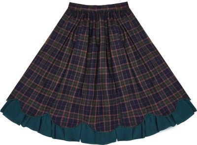 [Pre]Christmas Preppy Style Velvet Classic Lolita Skirt Vest Set Dress
