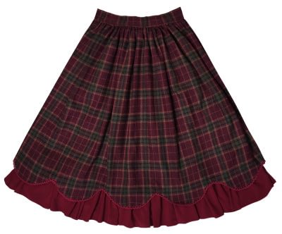 [Pre]Christmas Preppy Style Velvet Classic Lolita Skirt Vest Set Dress