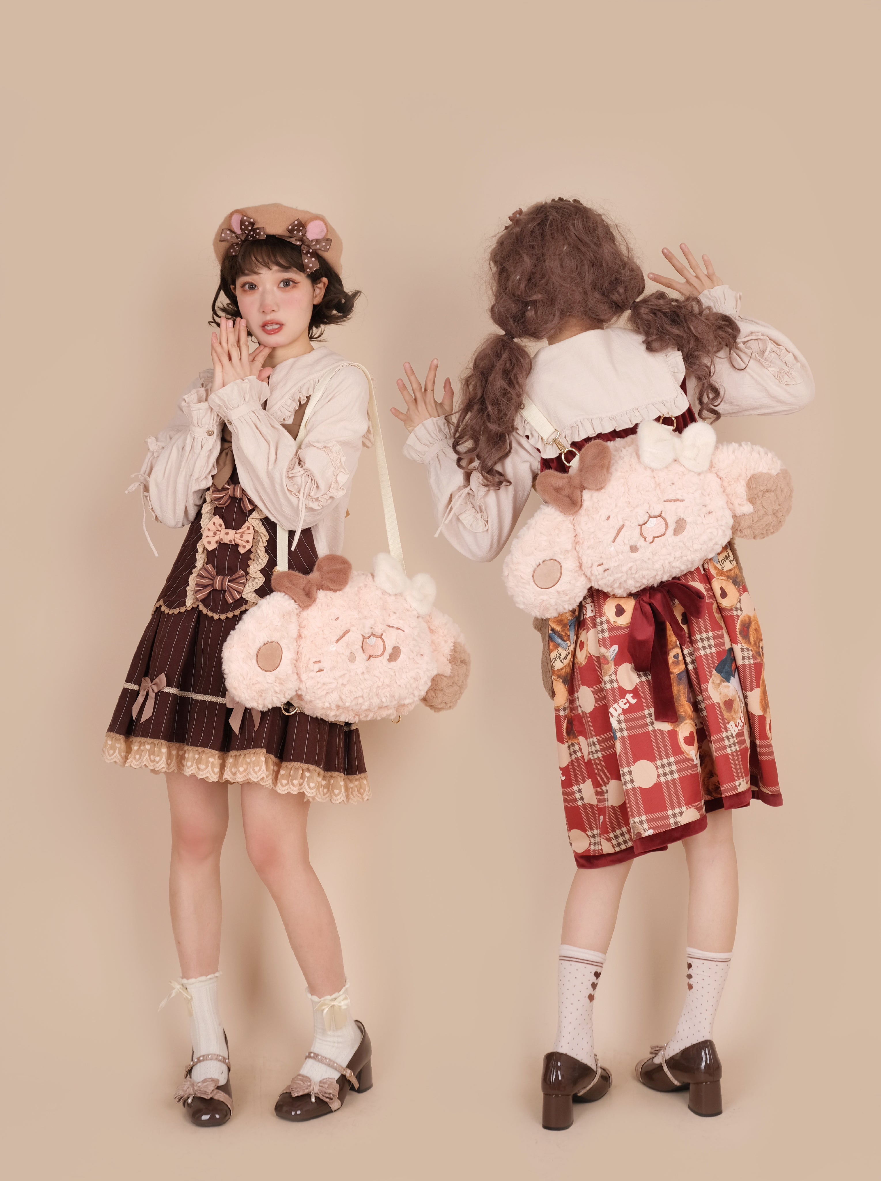 Lolita Bags Puppy Molly Lolita Plush Puppy Versatile Shoulders