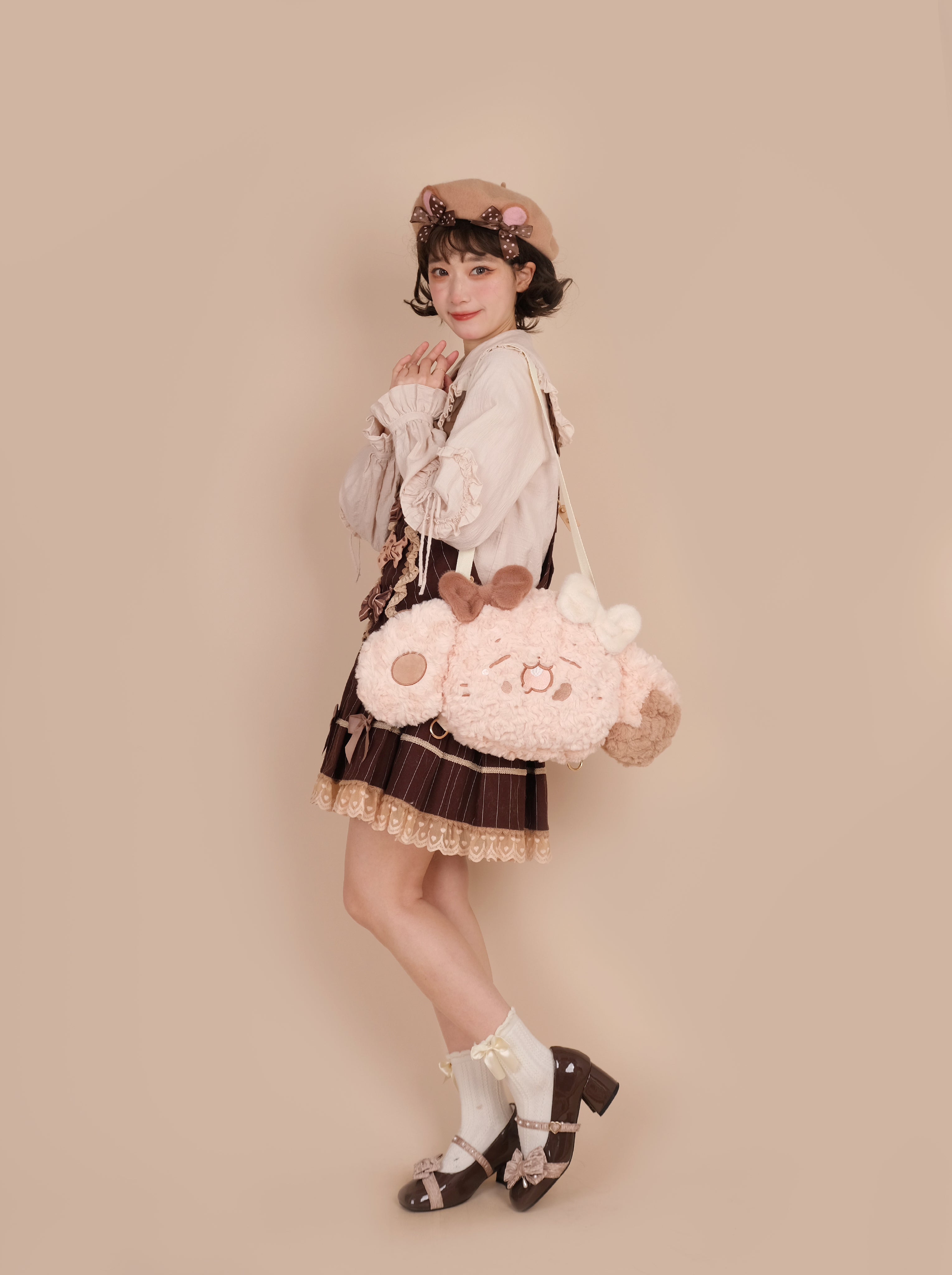 Lolita Bags Puppy Molly Lolita Plush Puppy Versatile Shoulders