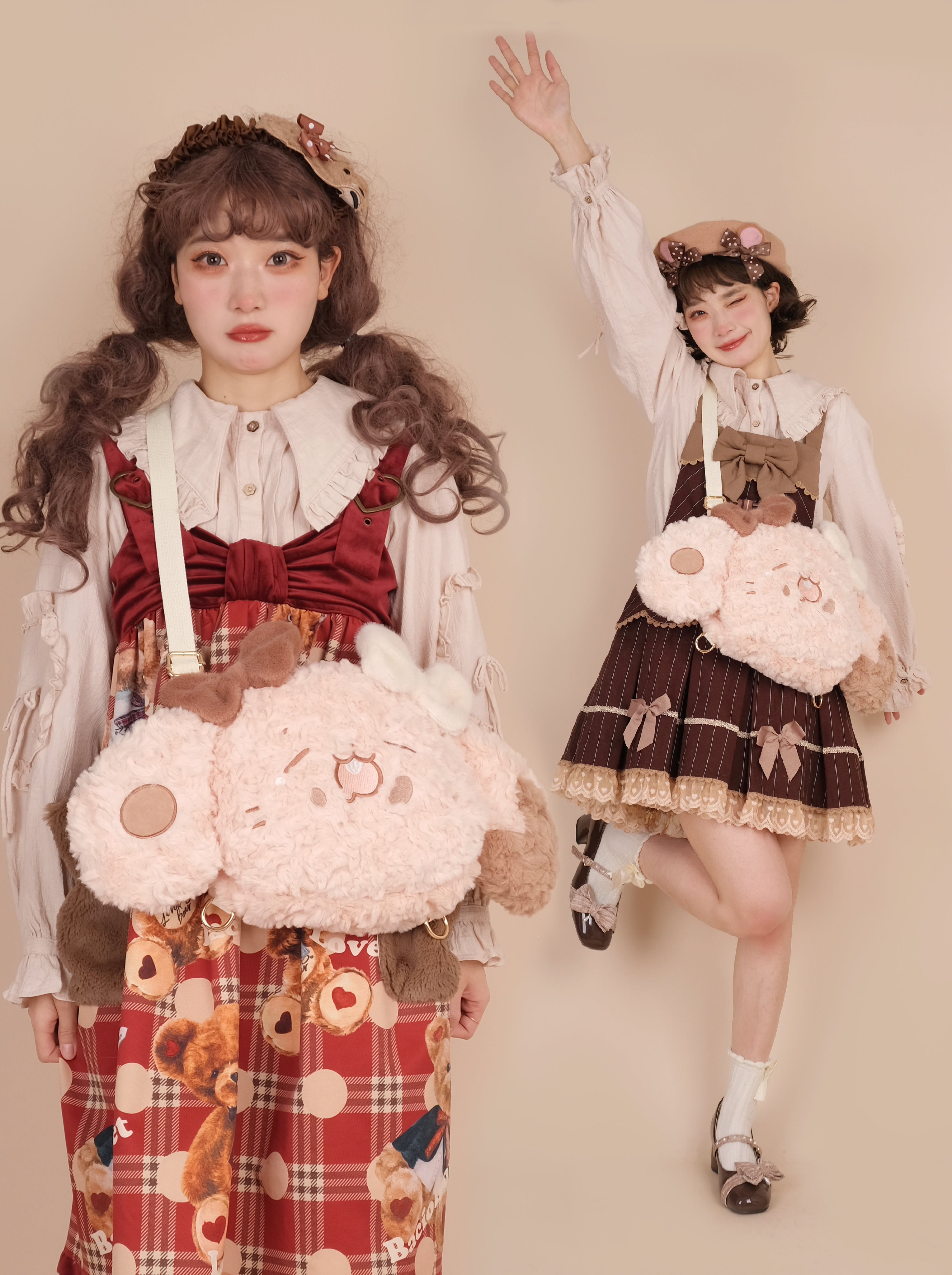 Lolita Bags Puppy Molly Lolita Plush Puppy Versatile Shoulders