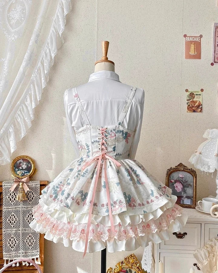 Sweet Cake Tutu Lolita Strappy Skirt