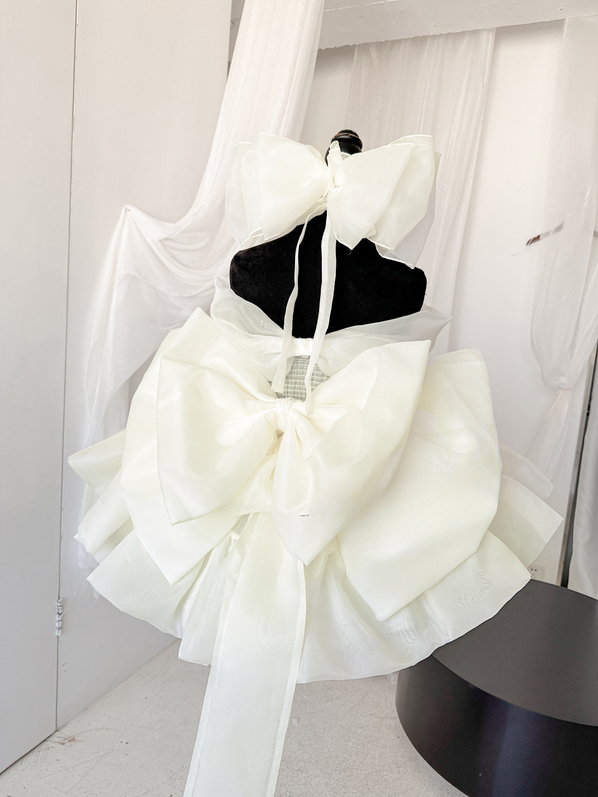 Hime Lolita Light Yellow Lace with Bow Princess Dress
