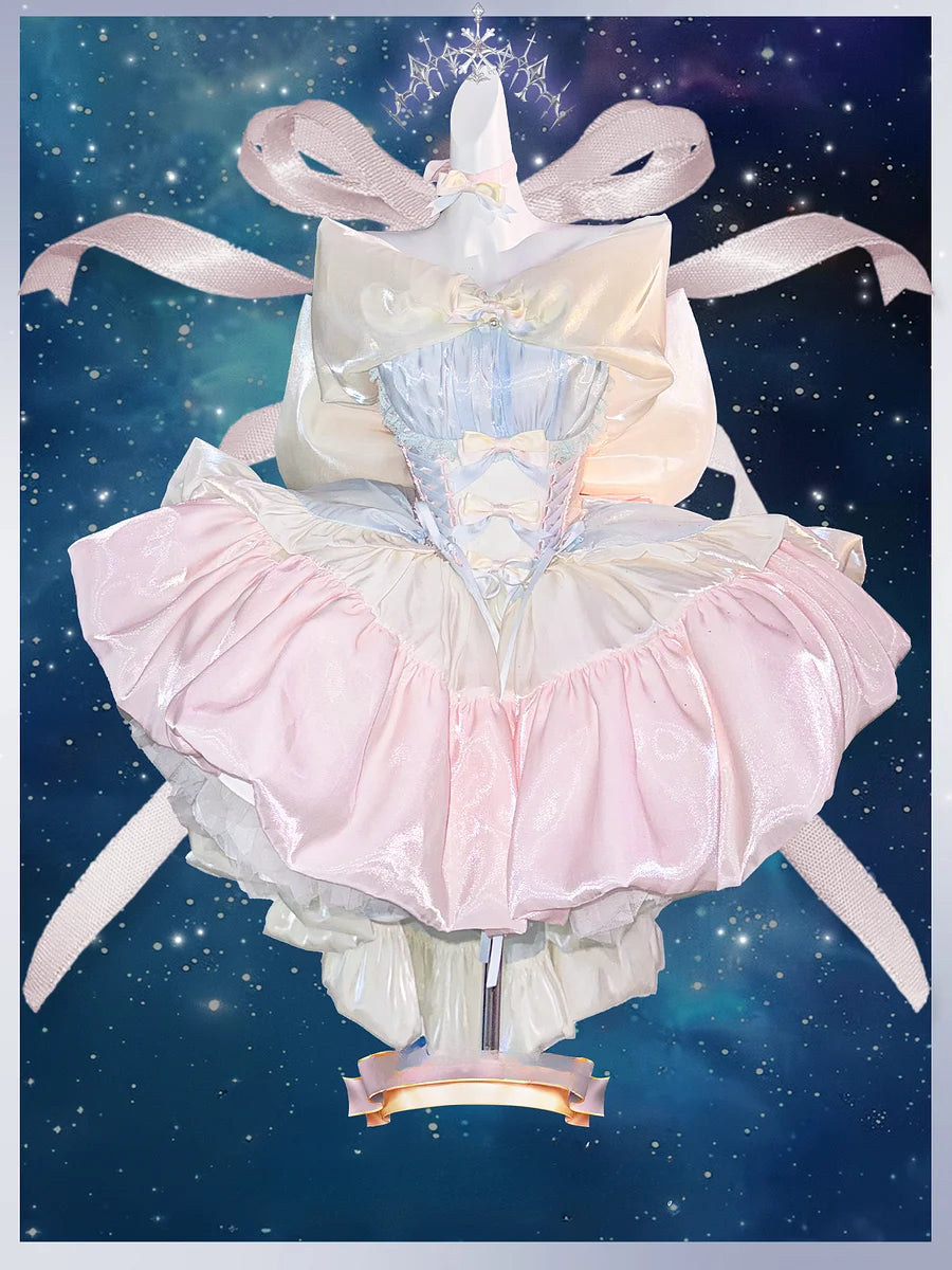 Hime Lolita Ballet Pink Cake Dress Princess-Themed Birthday Gown for Daily Party