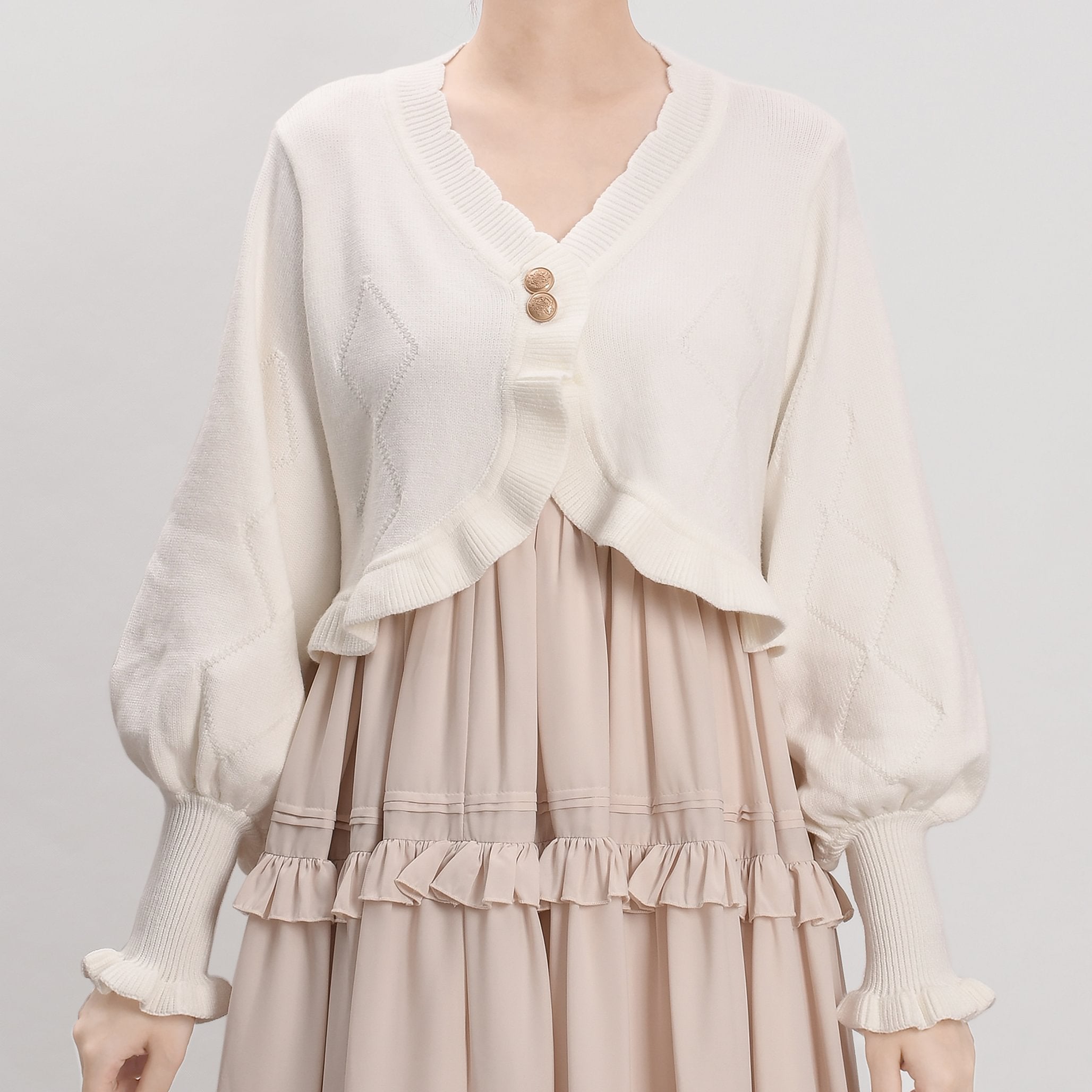 Sweet Lolita Lolita Short Sweater Cardigan Lolita Retro Knitted Girl Cute Lolita Coats