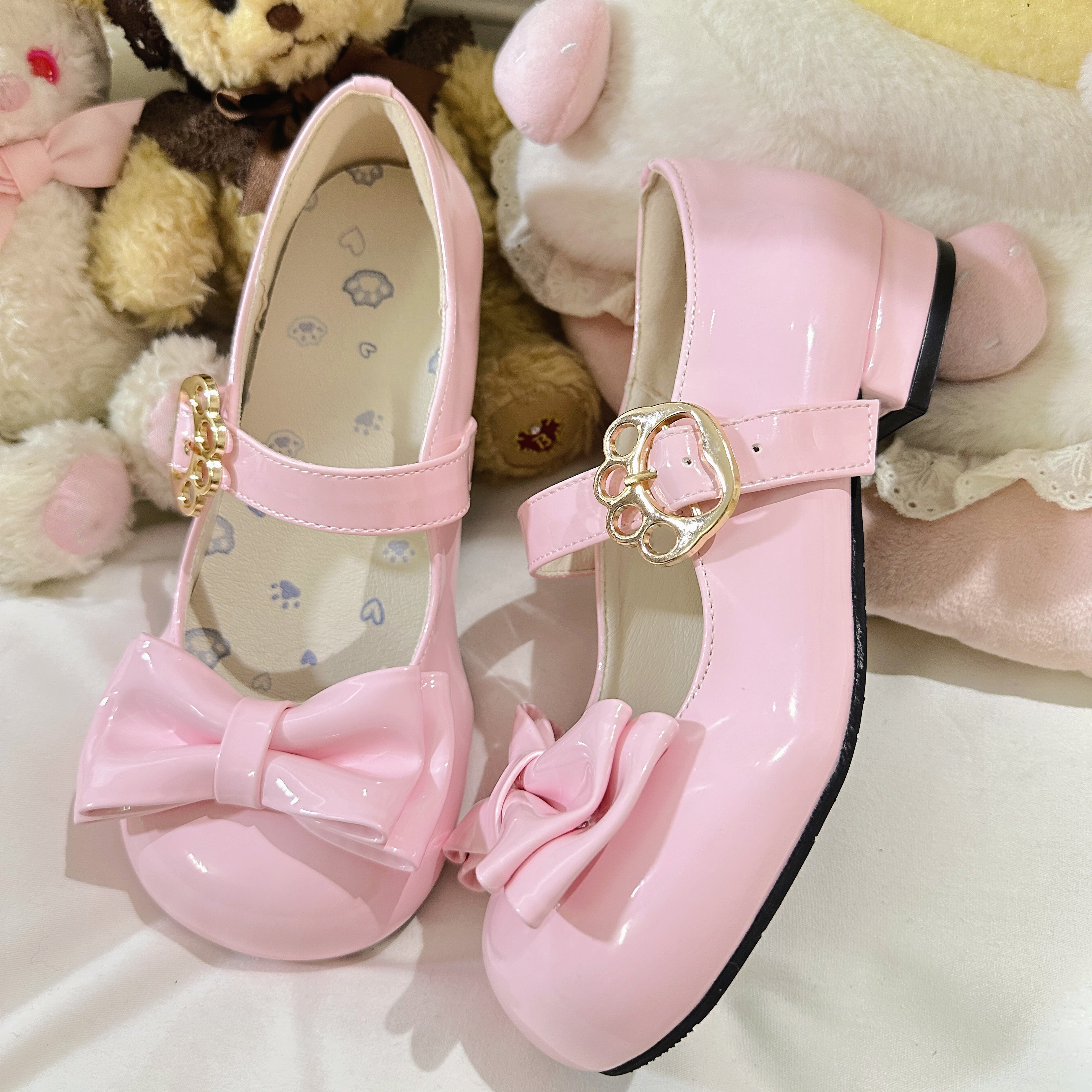 Sweet Lolita Shoes Whimsical Bear Platform Sneakers for Casual Wear