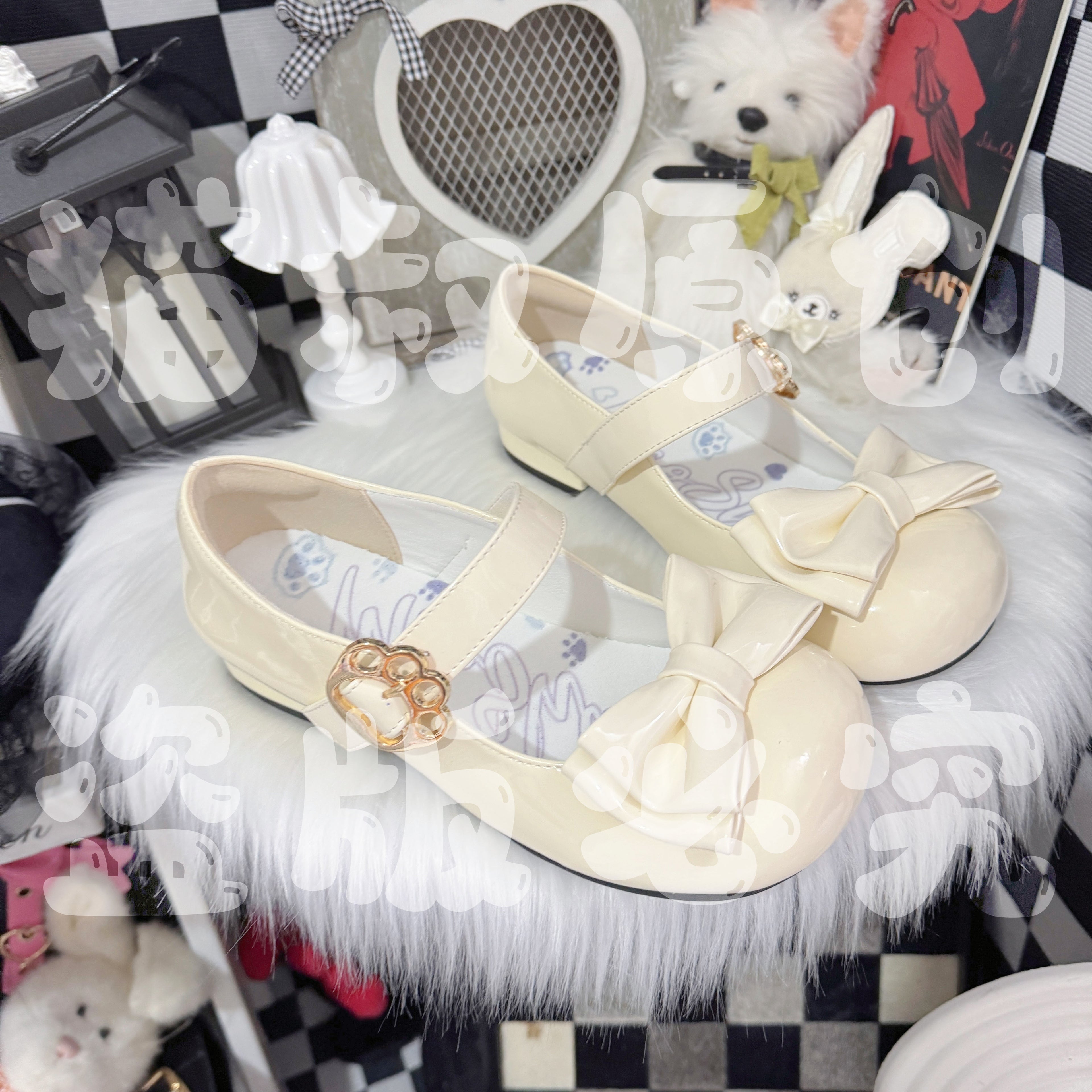 Sweet Lolita Shoes Whimsical Bear Platform Sneakers for Casual Wear