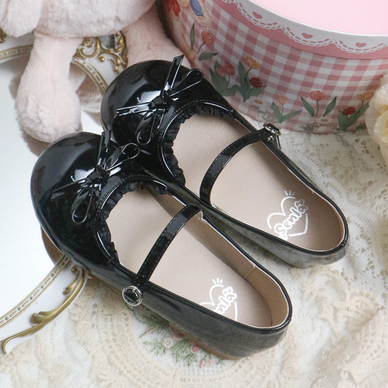 Sweet Lolita Shoes Mary Jane Scalloped-Edge Lolita Essentials Spring Casual