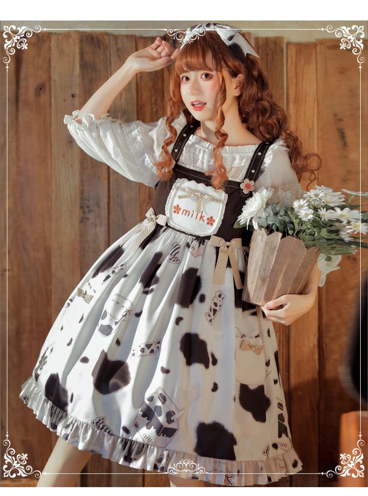 Sweet Milk Candy Kawaii Lolita JSK Dress KC