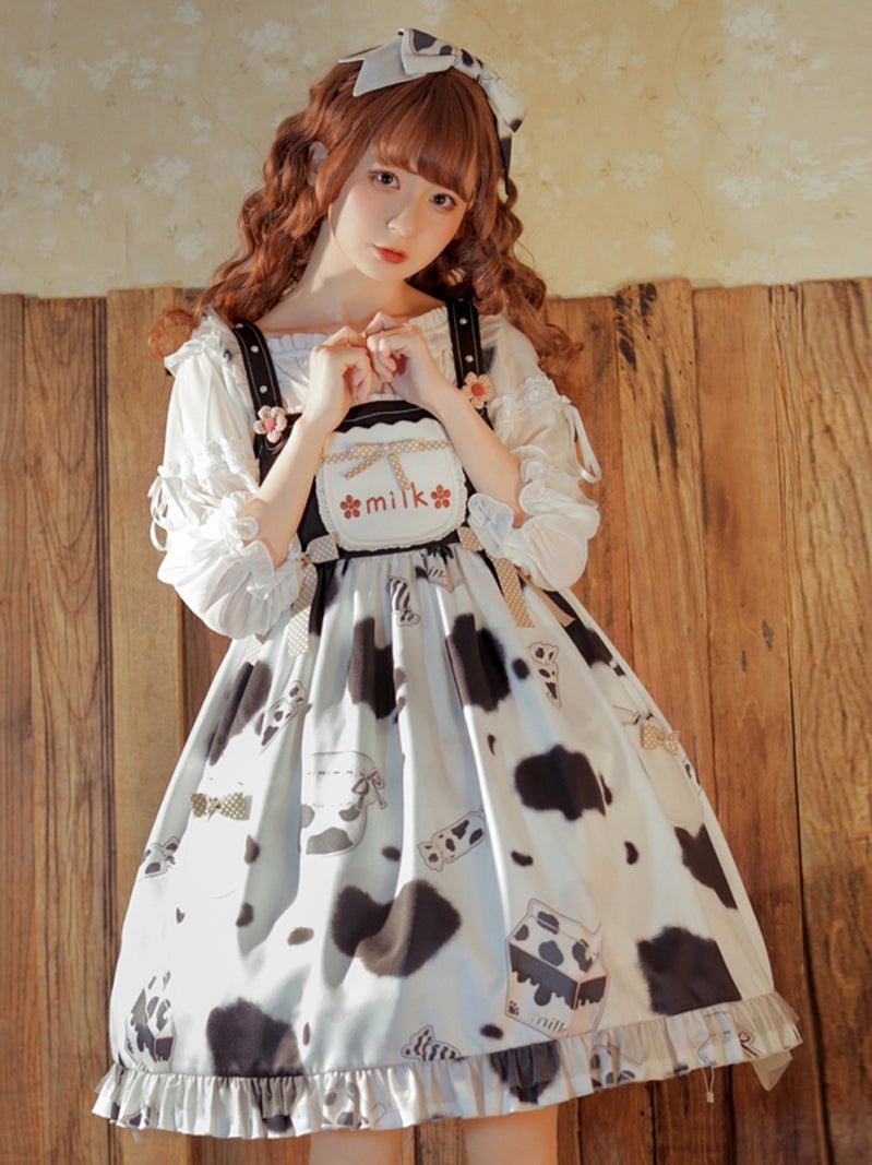 Sweet Milk Candy Kawaii Lolita JSK Dress KC