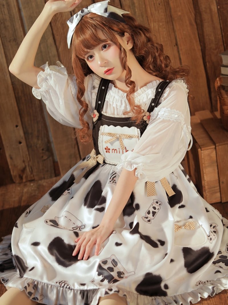 Sweet Milk Candy Kawaii Lolita JSK Dress KC