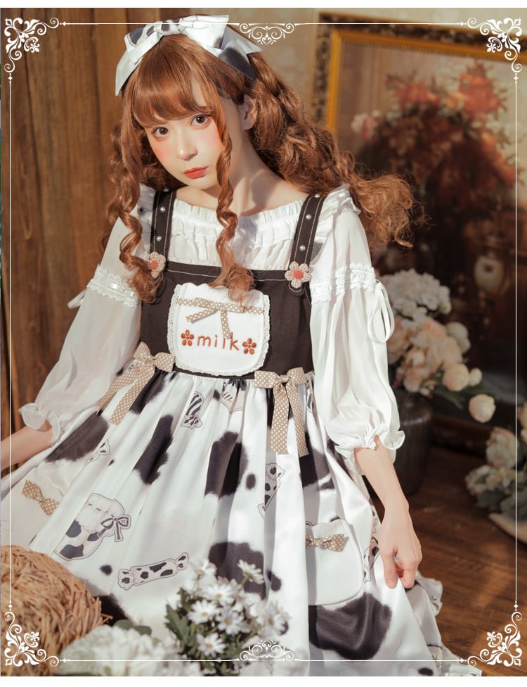 Sweet Milk Candy Kawaii Lolita JSK Dress KC