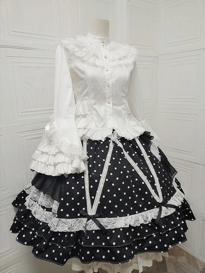 Vintage and Classic Lolita Elegant Victorian Lolita Sweet Lolita Blouse SK Ruffles Skirt Lolita Dresses
