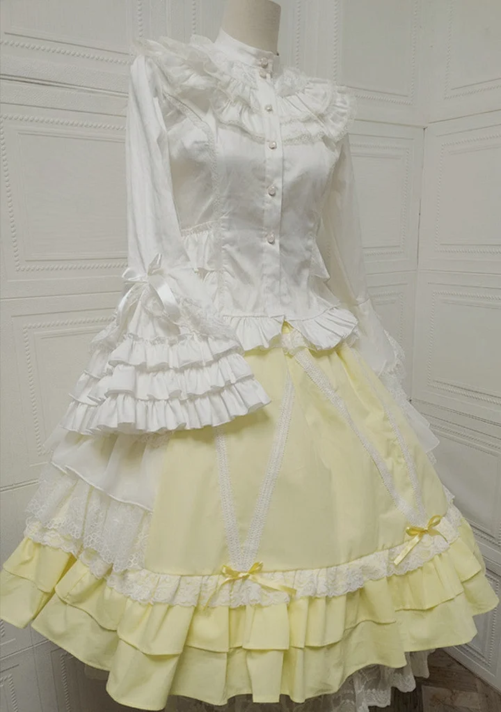 Vintage and Classic Lolita Elegant Victorian Lolita Sweet Lolita Blouse SK Ruffles Skirt Lolita Dresses