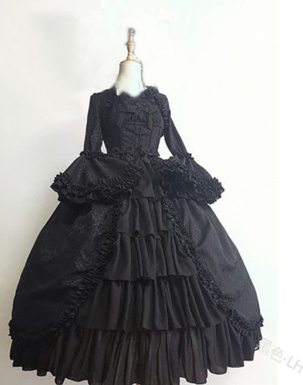 Vintage and Classic Lolita Medieval Court Vintage Victorian Dress Plus Size 4XL Lolita Dress One Piece Dress