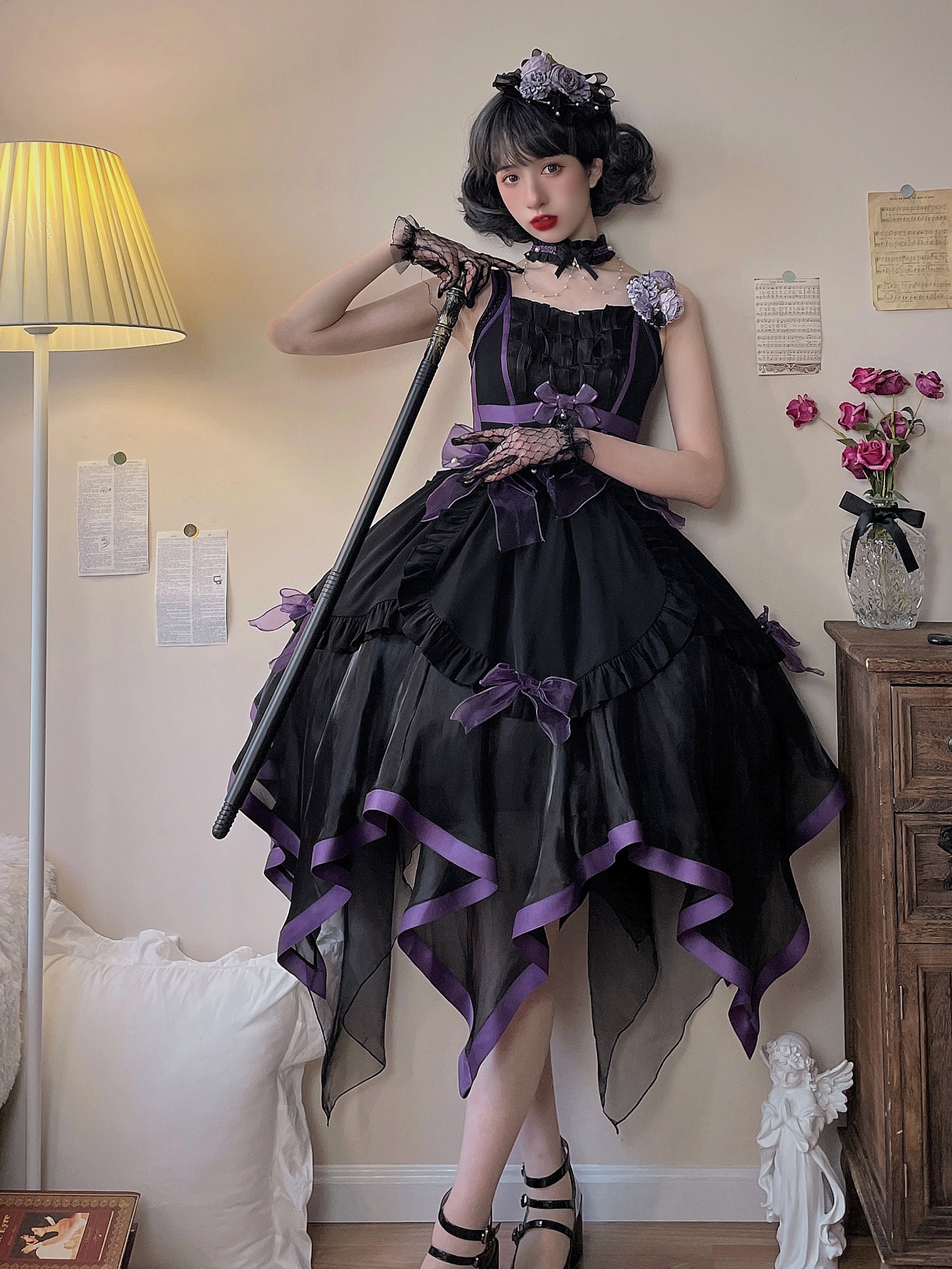 Elegant Dress Skirt Removable Skirt Adjustable Shoulder Strap Removable Tail
