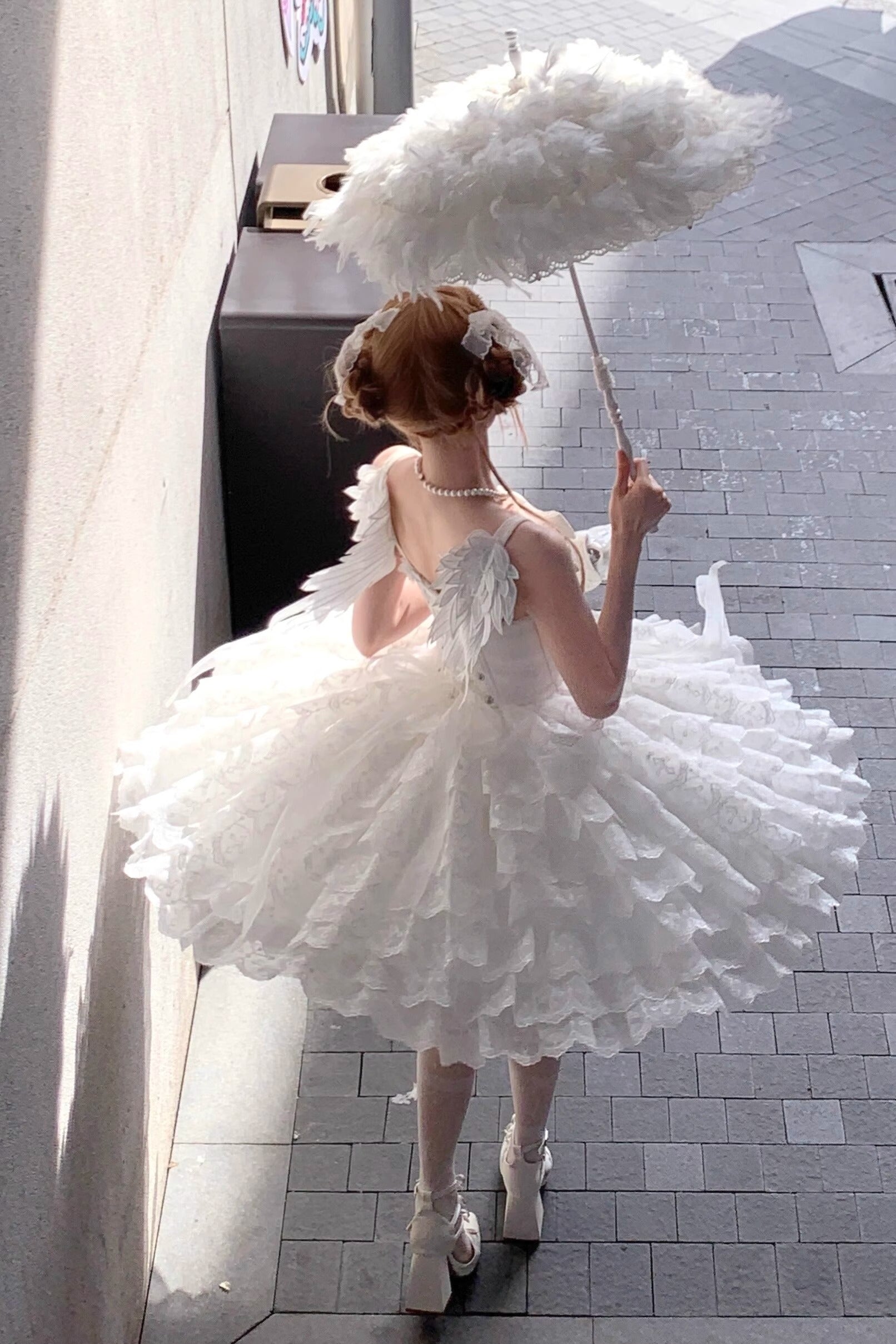 Hime Lolita Light Flower Fairy Beautiful Girl Student Day Bar Mitzvah Princess Dress