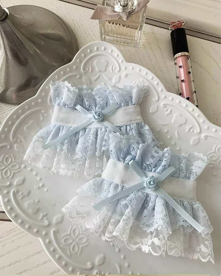 Lolita Hand Accessories Pink Sweet Lace Ruffles Hand Sleeves Oversleeves